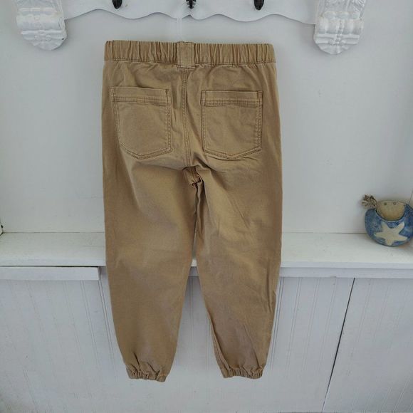 Aeropostale Khaki High Rise Jogger with elastic band waist and feet, Size XS - Picture 15 of 16